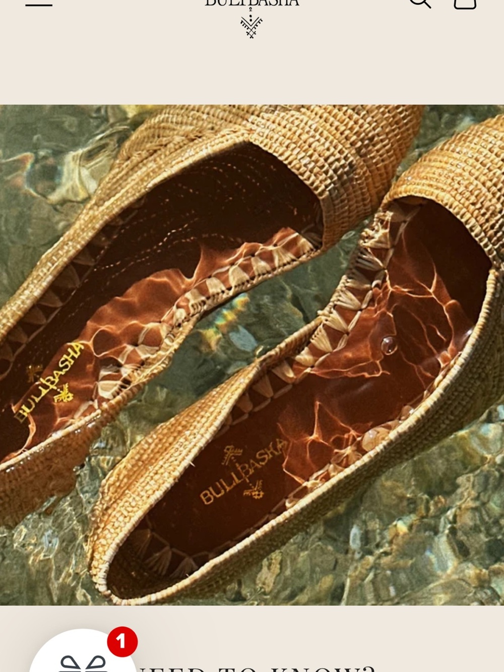 Bulibasha Babouche Mule Slip On Slide 40 EU 9-9.5 US Handwoven Red Brown NWOT - Picture 8 of 12